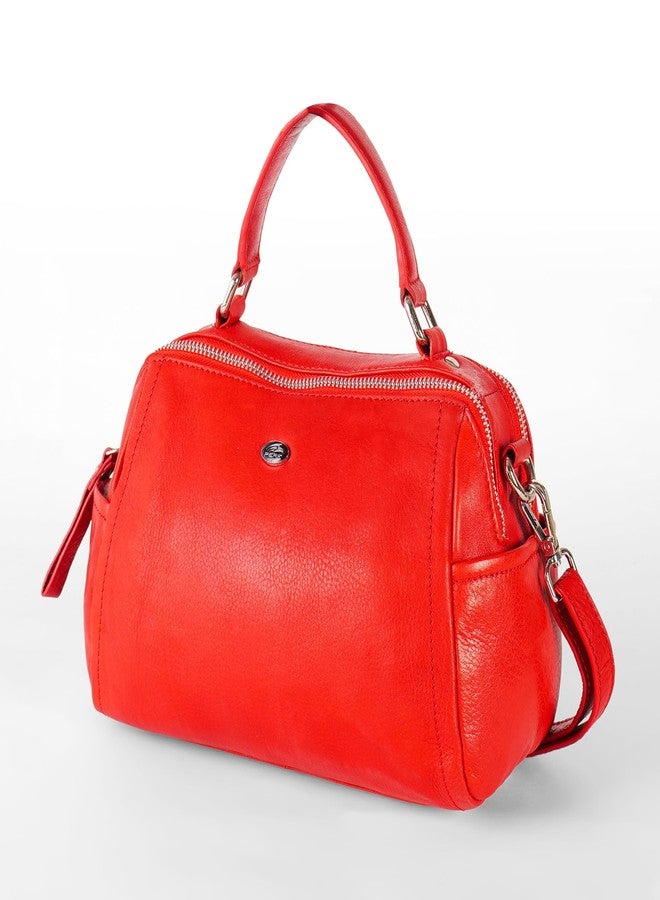 PERF Genuine Leather Handbag for Women | Shopper Tote Bag with Sling Strap | Stylish Office Shoulder Bag & Everyday Casual Purse - Image 4